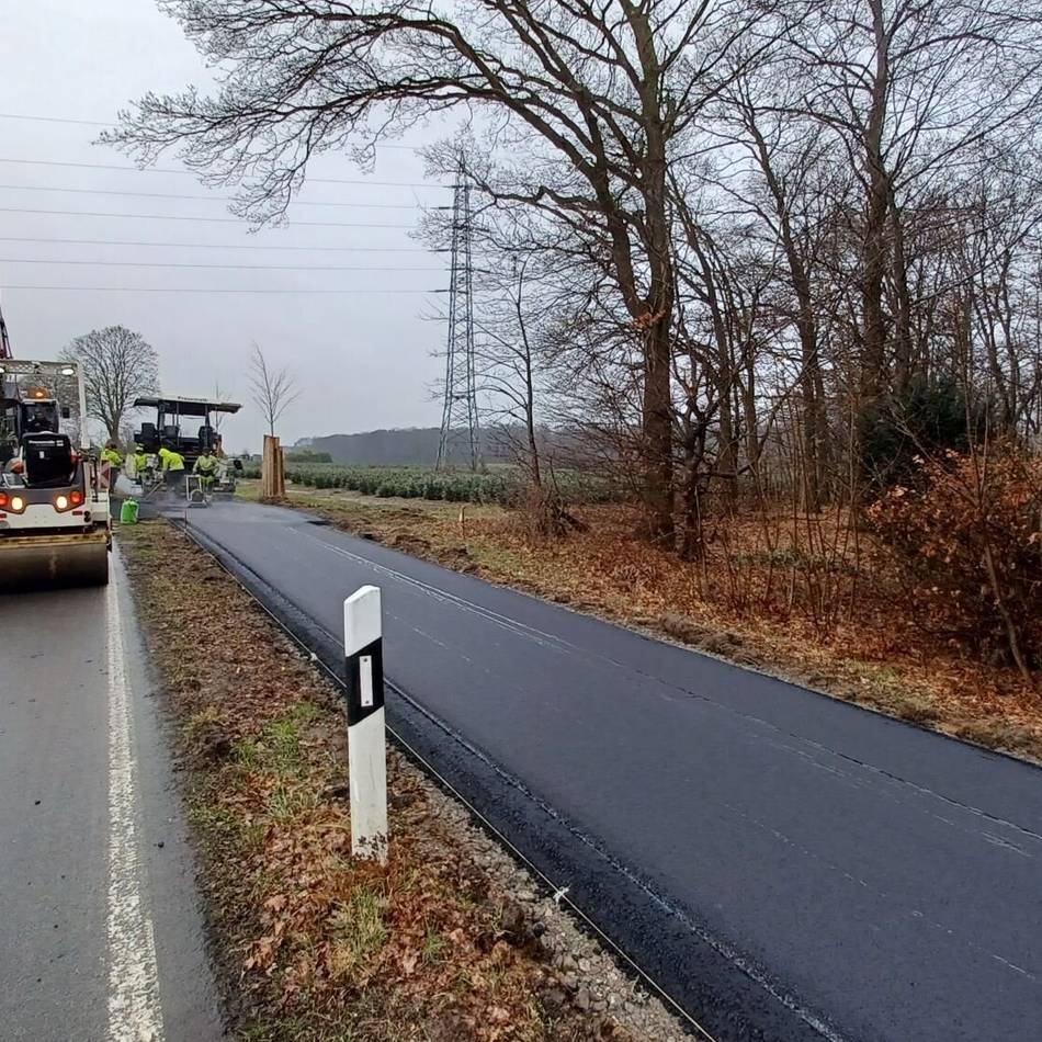 Baukosten 500.000 Euro: Radweg an der K 4 vorzeitig fertig geworden