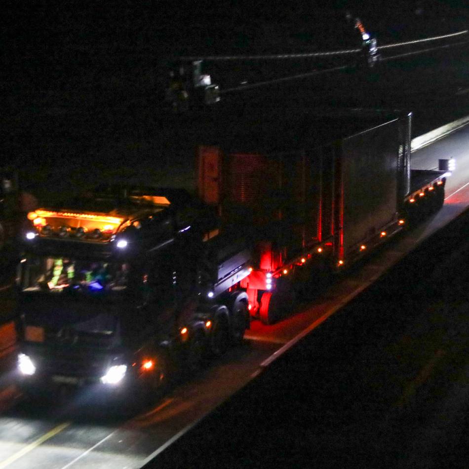 Atommüll auf der A57: So lief der Castor-Transport durch Krefeld