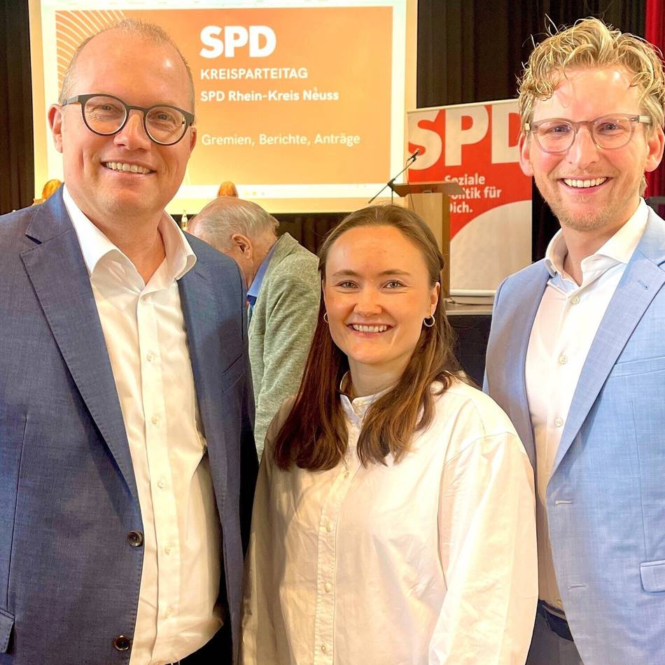 Parteitag der SPD Rhein-Kreis Neuss: Rinkert bleibt Kreisvorsitzender – Ott wirbt mit sozialen Versprechen