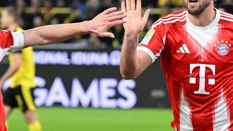 Doppelpack Kane, Schlusspunkt Kimmich: Meisterschaft scheint entschieden – Bayern bezwingen den BVB in der Schlussphase