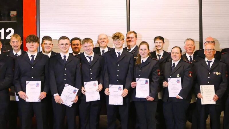 Löschzug Haldern: Ereignisreiches Jahr für die Halderner Feuerwehr