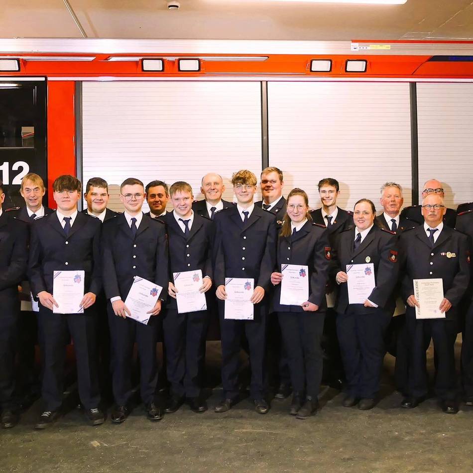 Löschzug Haldern: Ereignisreiches Jahr für die Halderner Feuerwehr