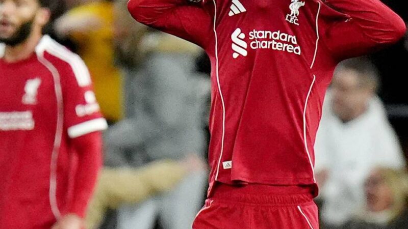 1:2 in Wolverhampton: Schock in letzter Minute – Liverpool blamiert sich beim Schlusslicht