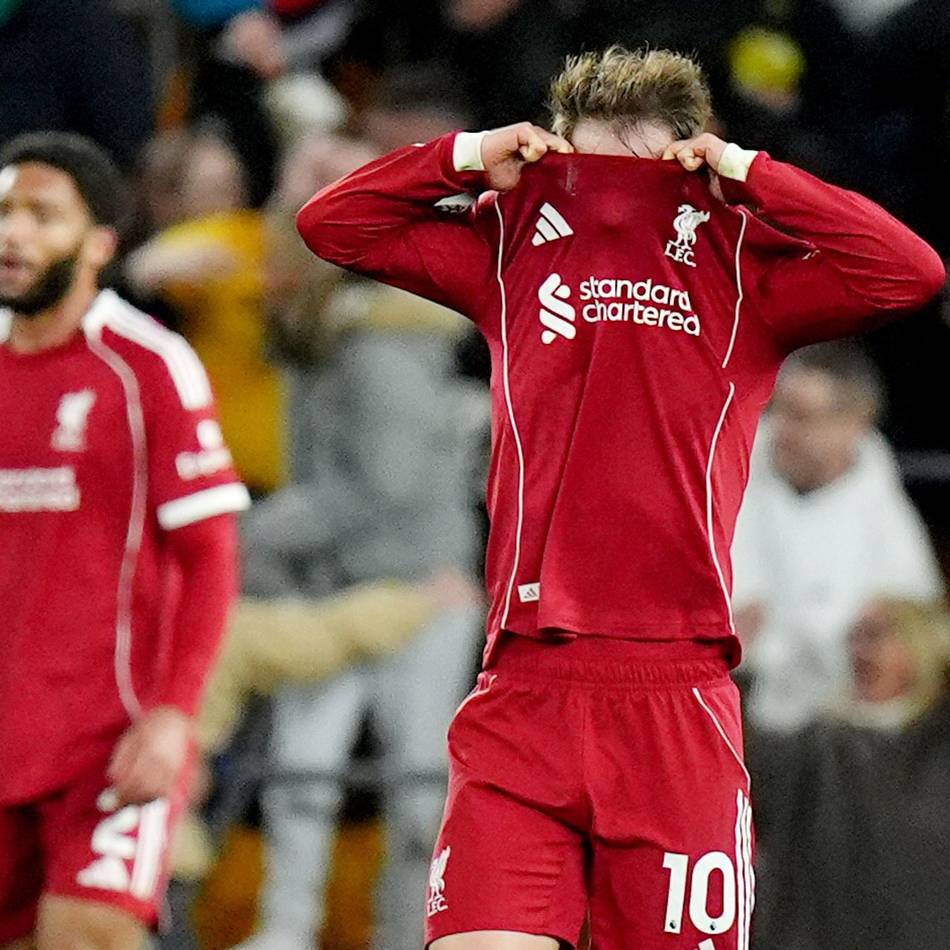 1:2 in Wolverhampton: Schock in letzter Minute – Liverpool blamiert sich beim Schlusslicht
