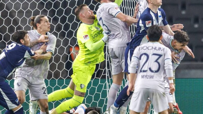 Später Ausgleich: Hertha verspielt Heimsieg gegen Bochum