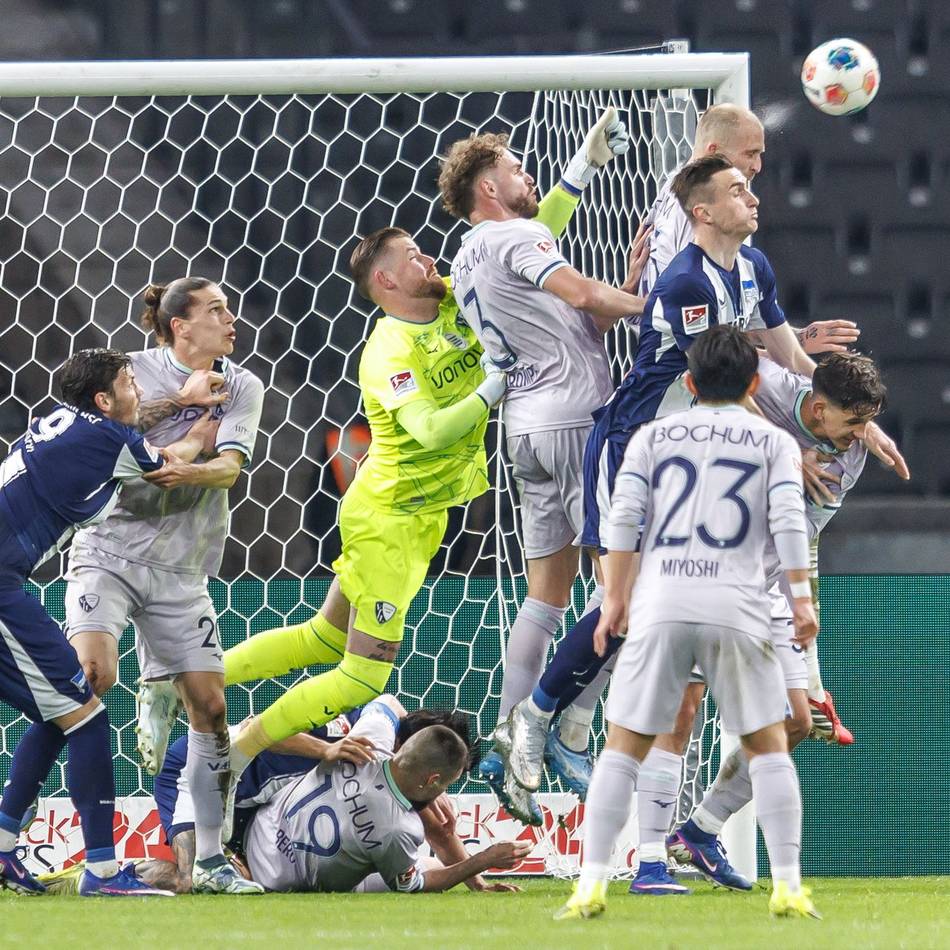 Später Ausgleich: Hertha verspielt Heimsieg gegen Bochum