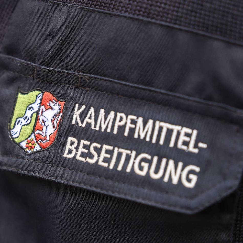 Kampfmittelräumdienst im Einsatz: Granate kontrolliert gesprengt