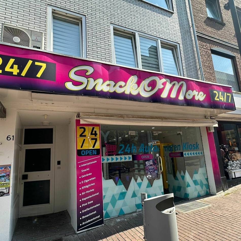 Aus für „Snackomore“: Automatenkiosk in der Klever Innenstadt schließt