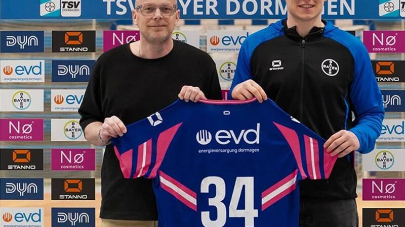 Dormagen in der 2. Handball-Bundesliga: Weiterer Spieler des TSV Bayer verlängert Vertrag