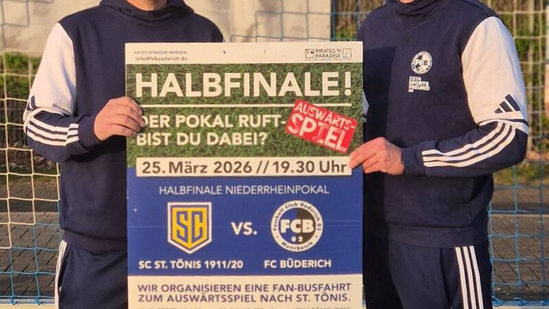 Gespannte Fans in Meerbusch: FCB hofft auf historischen Pokal-Coup