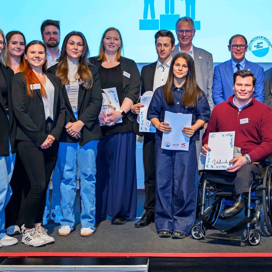 Im Sparkassenforum in Neuss: Jede Menge los bei Kreissportlerehrung