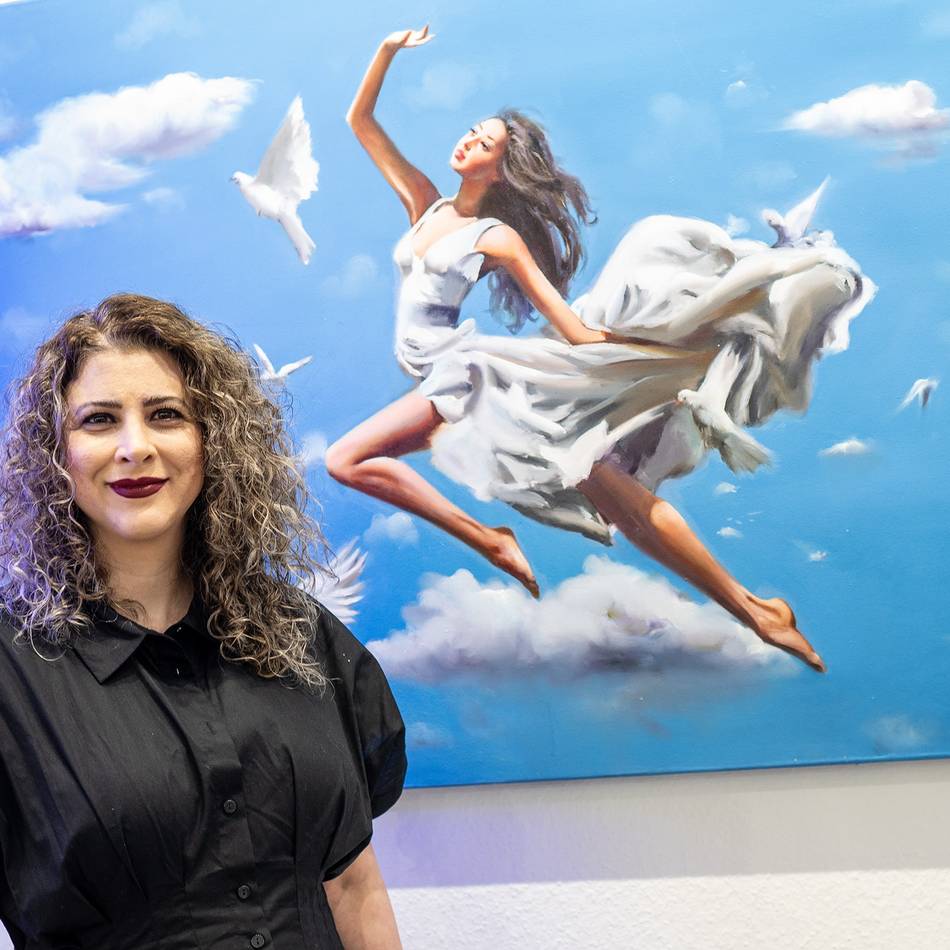 Vernissage in Kaarster Wertheim Arts Galerie: Malerin verzaubert mit ihrer „Poesie des Lichts“