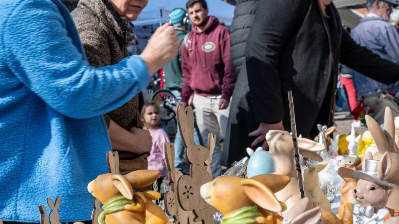 Karussell, Mitmach-Aktionen und Co.: So war der Ostermarkt in Büttgen