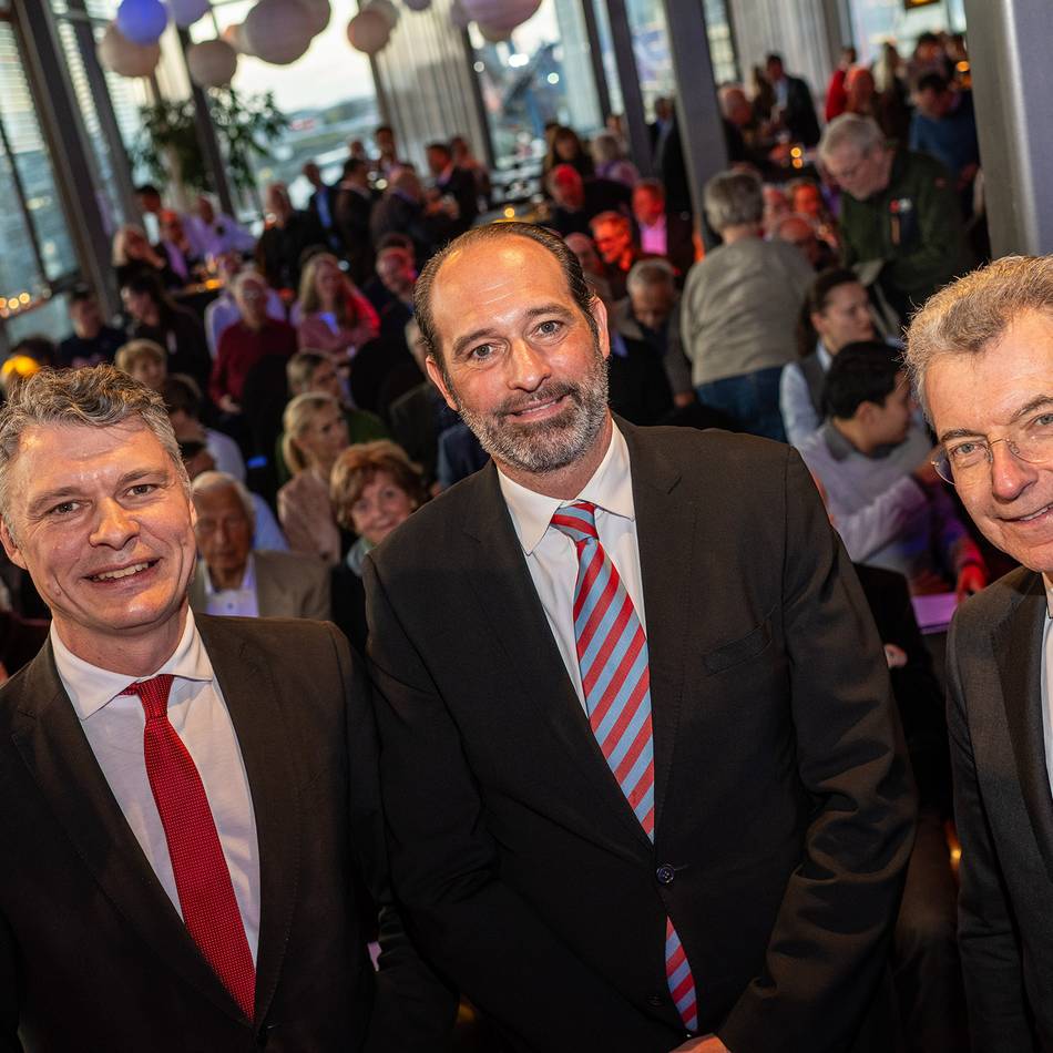 Konzernsprecher bei „Talk am Pegel“: Rheinmetall will bald mit Satelliten-Fertigung im Neusser Hafen beginnen