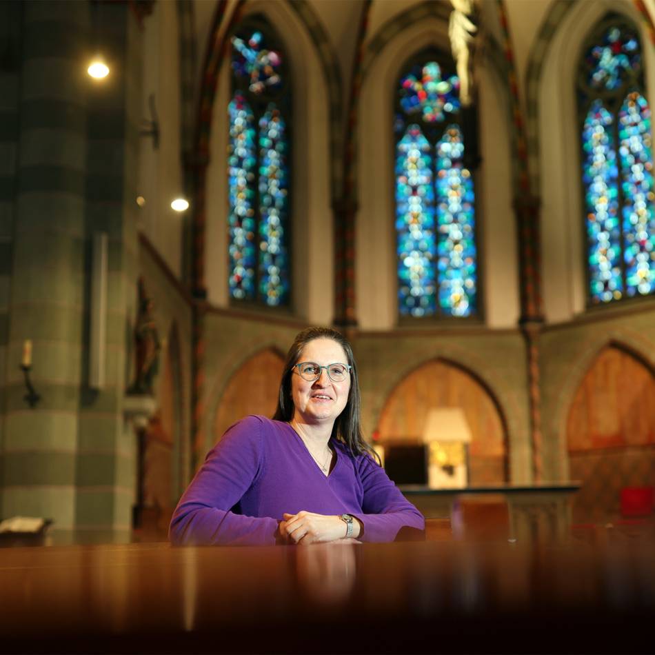 Neue Gemeindereferentin Mettmann/Wülfrath: „Aus den Köpfen rauskriegen, dass Kirche altbacken ist“