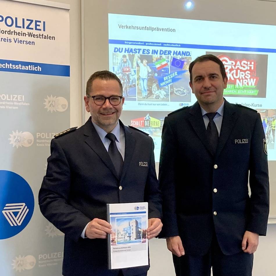 Verkehrsunfallbilanz 2025 im Kreis Viersen: Unfallflucht bei jedem vierten Unfall