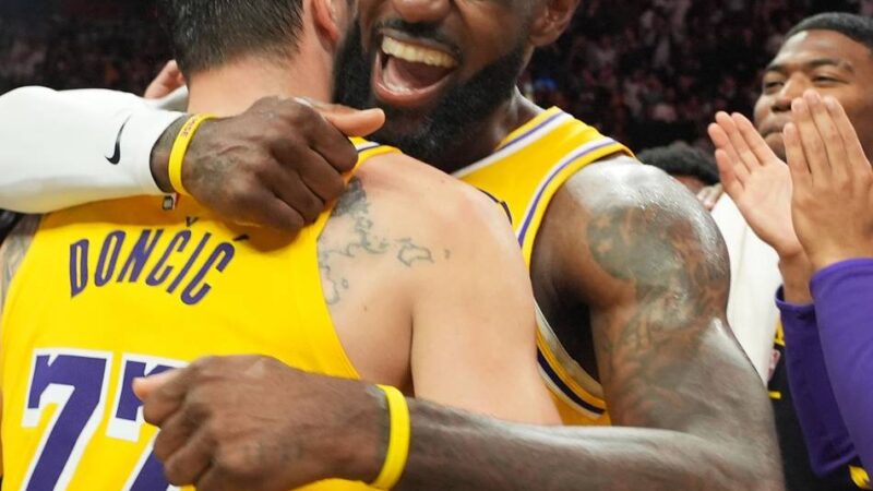 NBA: Doncic stiehlt Rekordmann James die Show in Miami