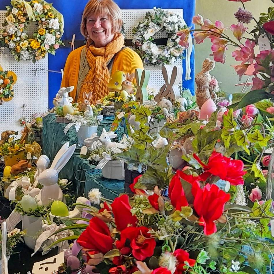 Der 81. Hobbymarkt in der Sporthalle an der Goethestraße wurde jetzt wieder zum Eldorado für Fans kreativer Techniken: Aus Kunden wurden längst Organisatoren