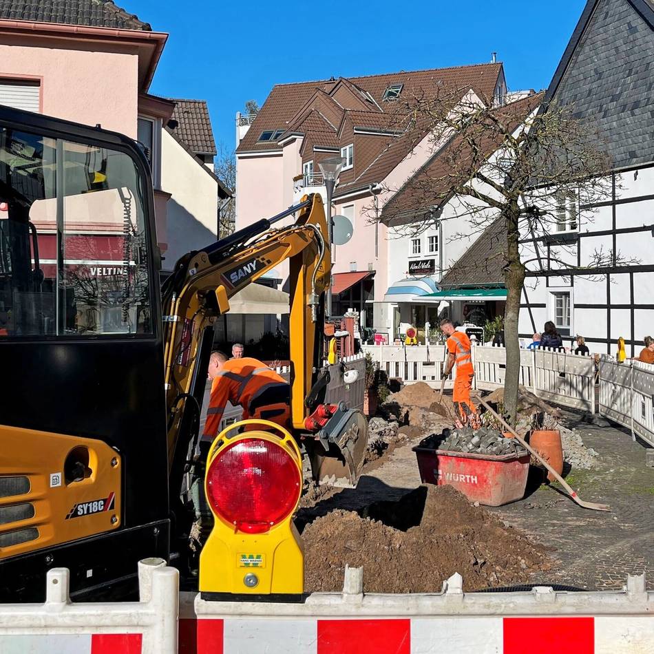 In der Innenstadt: Warum auf dem Alten Markt in Hilden gebaut wird