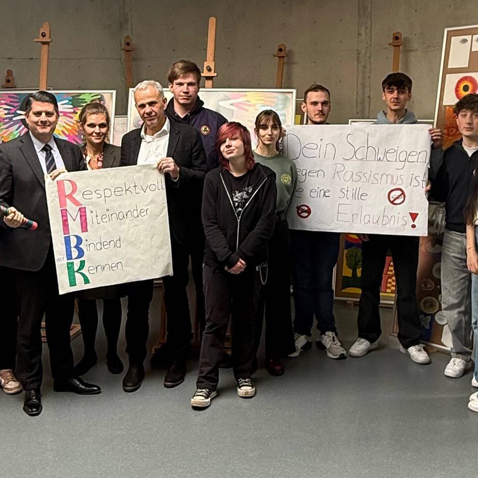 Kempen: Rhein-Maas-Berufskolleg setzt Zeichen gegen Rassismus