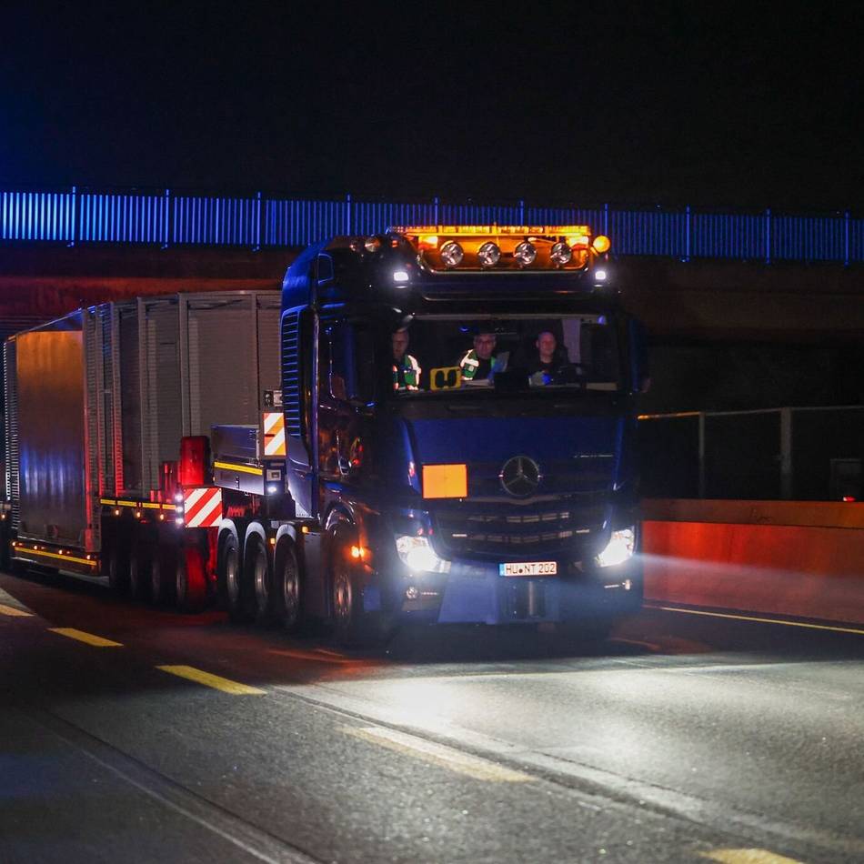 Über A46 und A57: Castor-Transport führte auch an Neuss vorbei