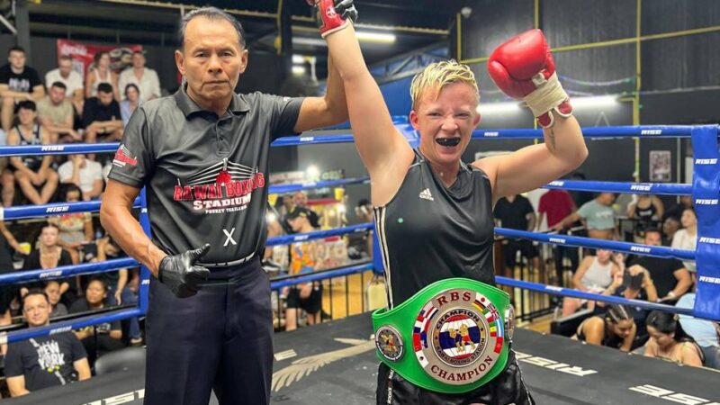 Thaiboxerin aus Hückeswagen: Indy Schumacher kehrt mit großem Erfolg aus Thailand zurück