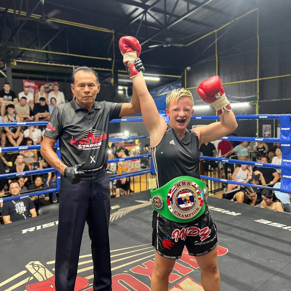 Thaiboxerin aus Hückeswagen: Indy Schumacher kehrt mit großem Erfolg aus Thailand zurück