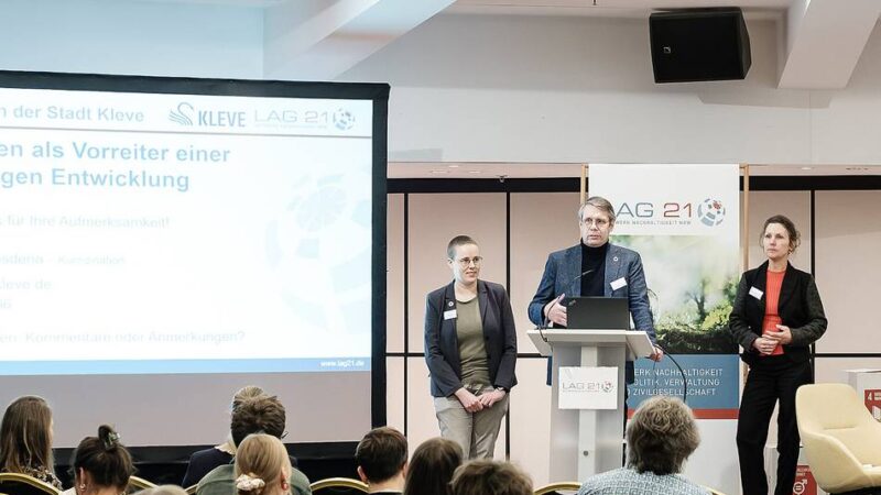 Als Positivbeispiel vorgestellt: Stadt Kleve nimmt Vorbildfunktion beim Nachhaltigkeitsmanagement ein