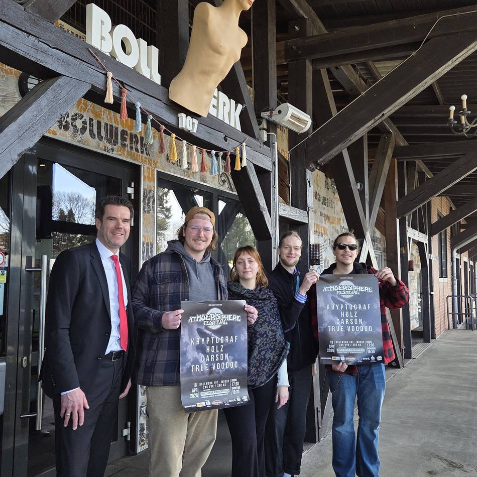 Festival „atMOERSphere“ in Moers: Internationale Bands und psychedelische Lichtkunst im Bollwerk