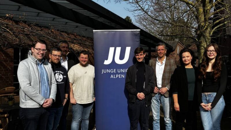 Noah Elbers bestätigt: Junge Union Alpen wählt neuen Vorstand