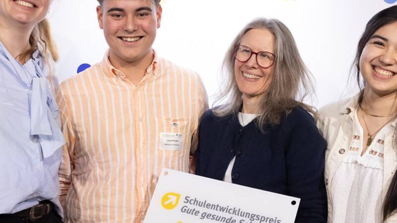 „Gute gesunde Schule“: Liebfrauenschule Mülhausen bekommt Schulentwicklungspreis