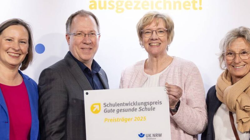 Preisträger aus Kevelaer: Hubertus-Grundschule als „Gute gesunde Schule“ ausgezeichnet