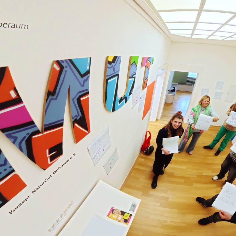 Museum Schloss Morsbroich in Leverkusen: Mut-Reiferei gestaltet Mut-Proberaum