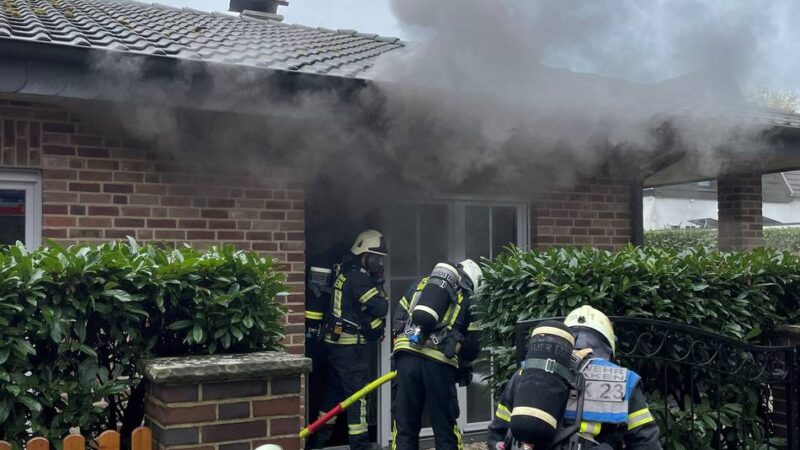 Samstagmittag in Dinslaken: Brand in Wohnhaus – Anwohner hatten Glück