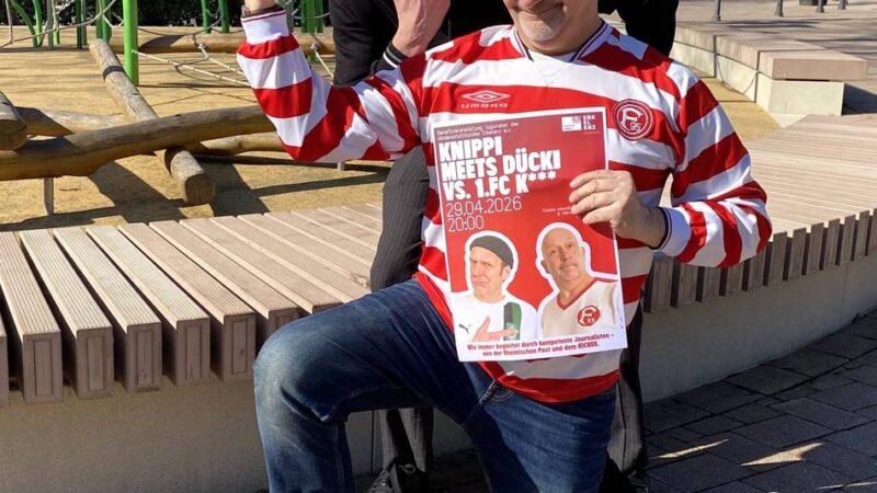 Am 29. April in der Erkelenzer Stadthalle: „Knippi meets Dücki“ und die Sache mit dem Rückspiel