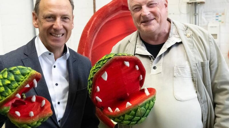 Krefelder Theaterwerkstatt: So entsteht die Riesenpflanze „Audrey“