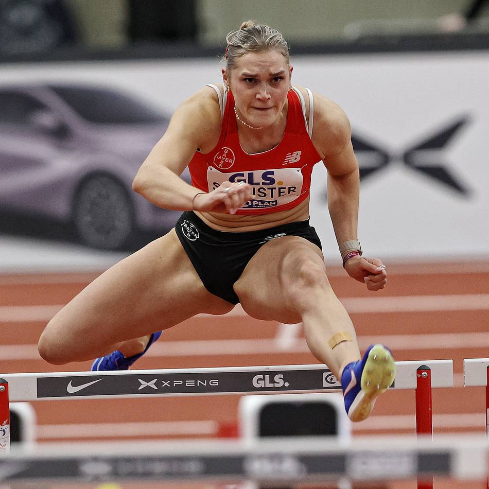 Bestzeit über 60m-Hürden: Franziska Schuster sprintet an DM-Medaille vorbei