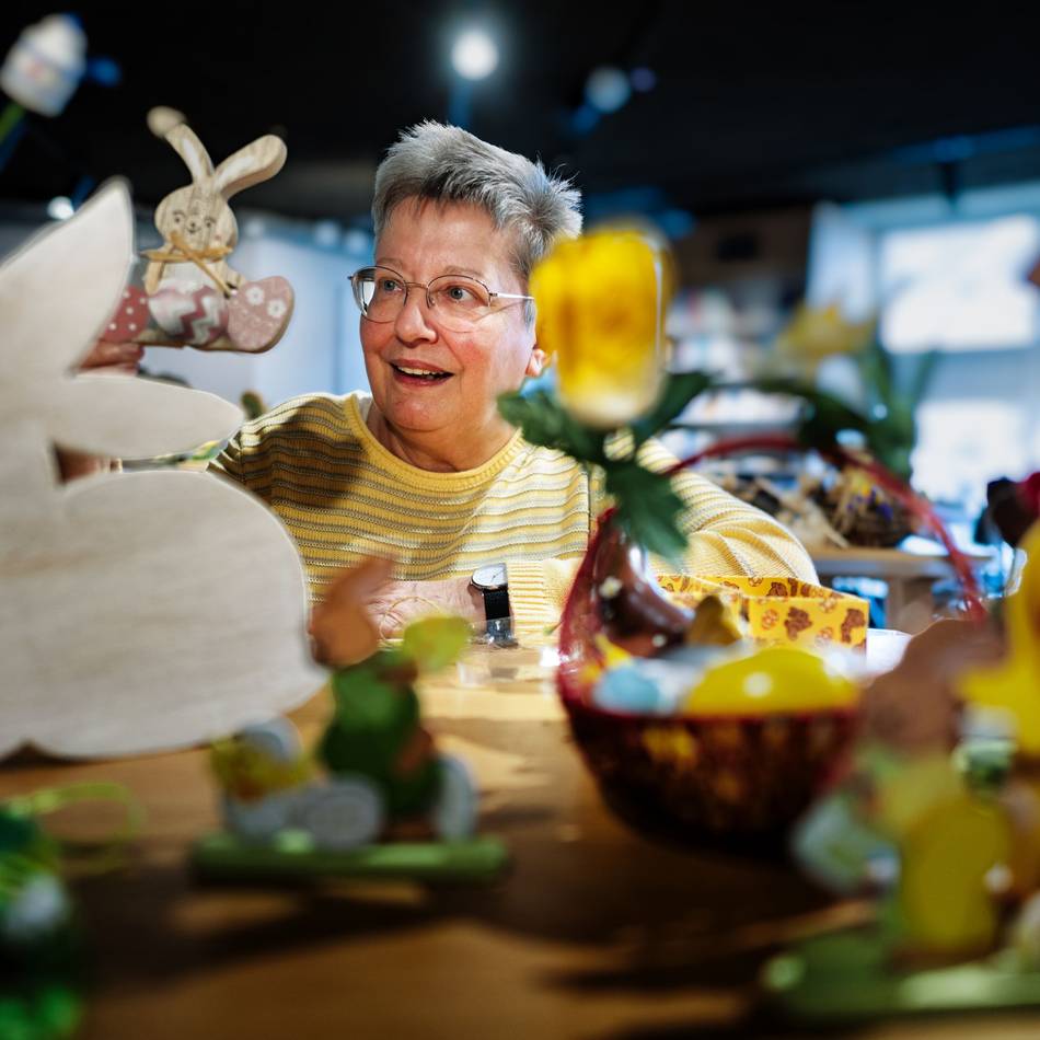 Stadtbibliothek Langenfeld: Osterdeko-Tauschbörse leistet Beitrag zur Nachhaltigkeit