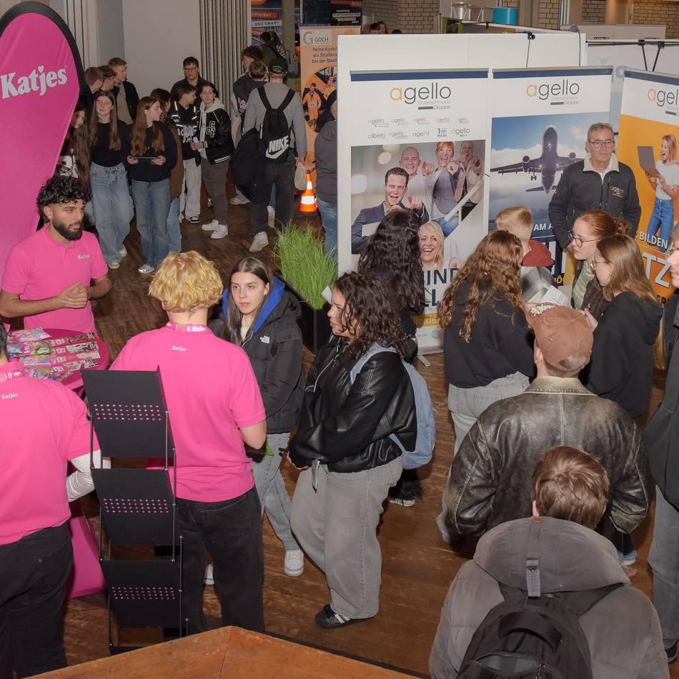 Ausbildungsmesse in Goch: Schüler nehmen bei „Go Job“ Kontakt zur Arbeitswelt auf