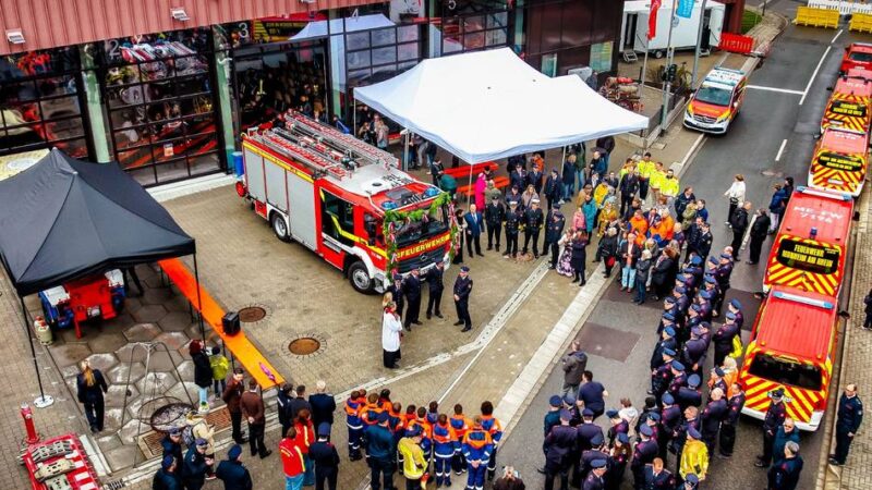 Monheim: Neues Gerätehaus für den Löschzug Baumberg offiziell eingeweiht