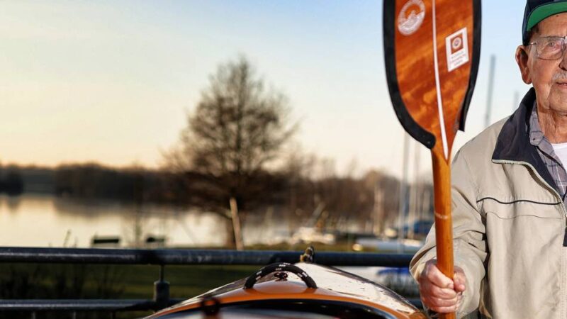 Ein Leben fürs Paddeln: Kanu-Legende Alfred Kuhr wird mit 100 Ehrenmitglied des KC Hilden