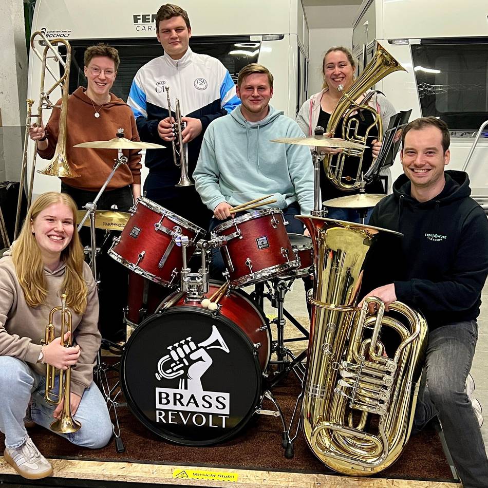 Die Nettetaler Band Brass Revolt: Wenn Blechblasmusik ganz modern klingt