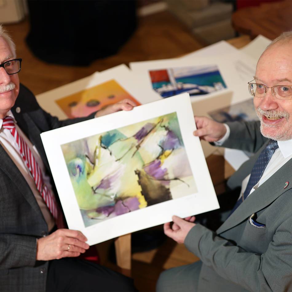 Förderverein Neanderland Kultur dankt Landrat a.D.: Thomas Hendele wird Ehren-Kunstförderer