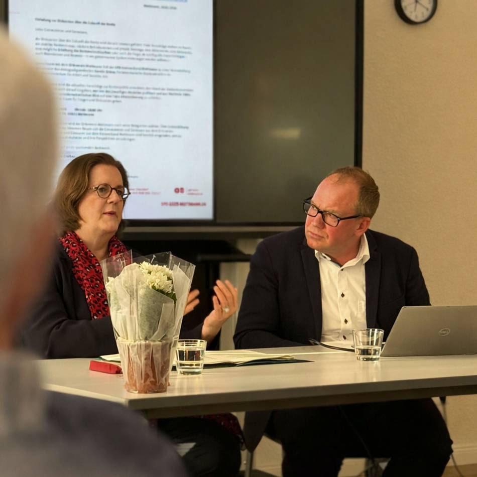 Politische Veranstaltung in Mettmann: Warum die Renten aus SPD-Sicht sicher sind