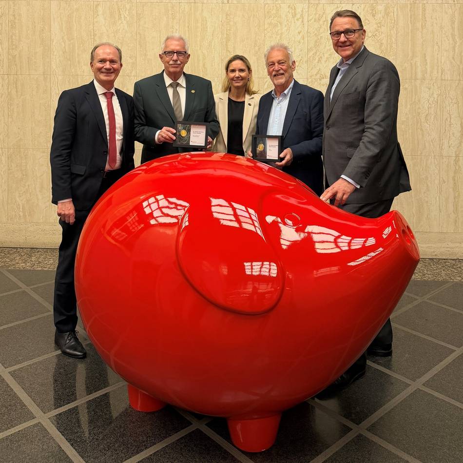 Kreissparkasse Düsseldorf: Hohe Auszeichnungen für Ulf Kruse und Thomas Hendele