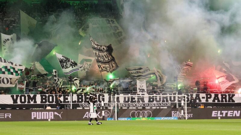 Rekordstrafe sicher: Borussia-Fans mit heißer und teurer Anfeuerung fürs Derby gegen Köln