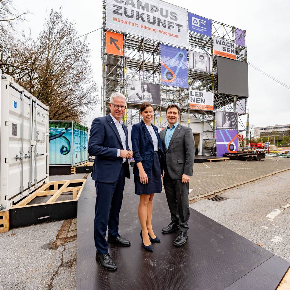 Konzert der Räuber, Azubi-Speeddating und Co.: Campus Zukunft auf Wendersplatz in Neuss errichtet – das ist das Programm