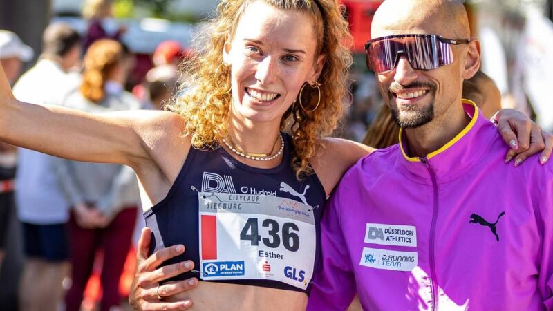 Laufpaar glänzt bei 10-Kilometer-Meisterschaft: Bronze für Esther und Hendrik Pfeiffer