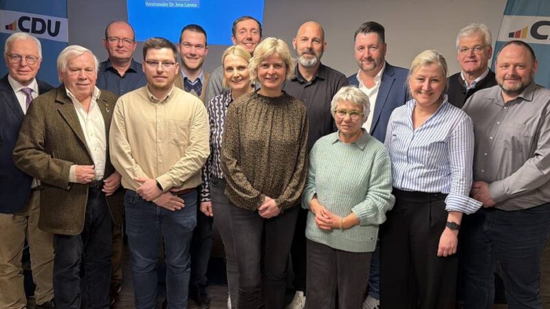 Vorstand neu gewählt: Ein Team führt jetzt die CDU Xanten