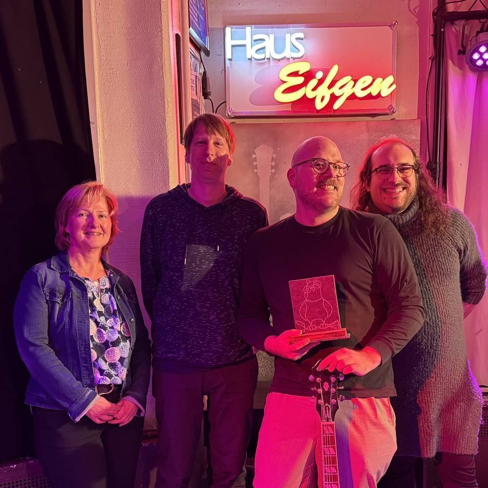 Haus Eifgen in Wermelskirchen: Publikum kürt Malte „Klinke“ Kettler zum „Spaßvogel des Monats“